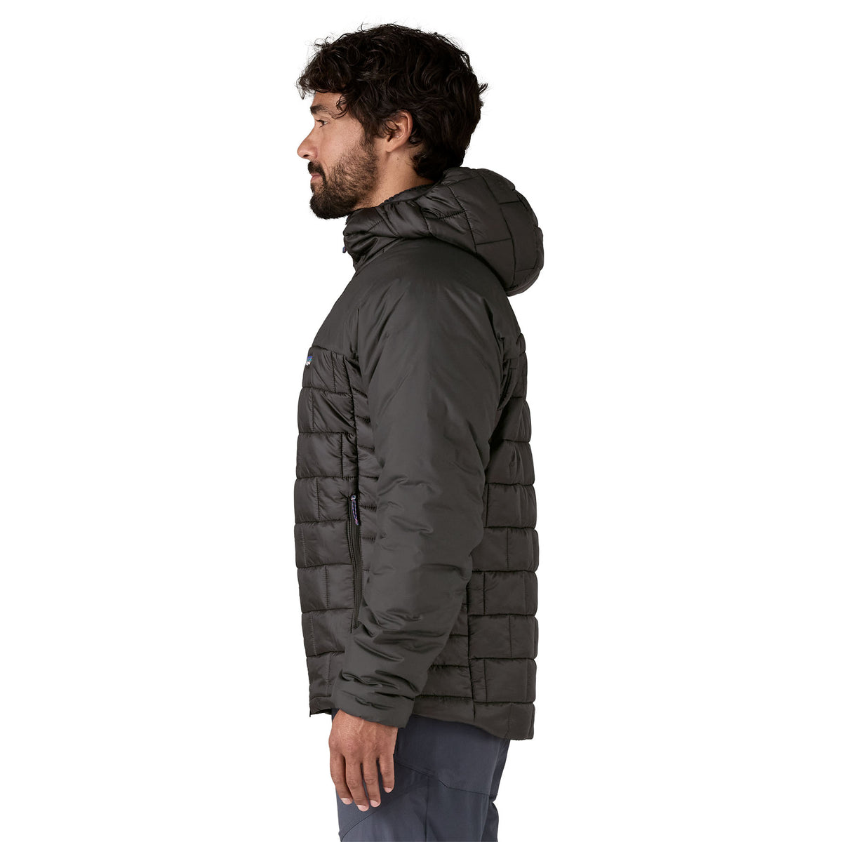 Patagonia Men's Hi-Loft Nano Puff Hooded Jacket Black / Small - 53 Degrees North