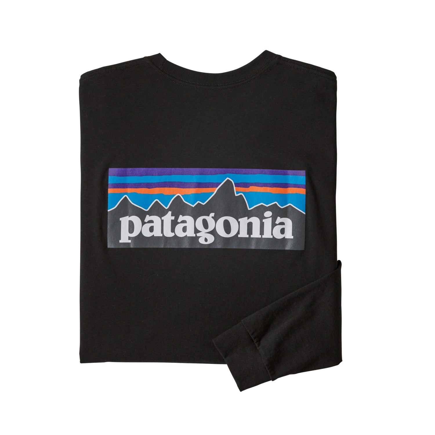 Patagonia Men's Long Sleeve P-6 Logo Responsibili-Tee Black / Small-Black / Medium-Black / Large-Black / X-Large-Black / XX-Large - 53 Degrees North 