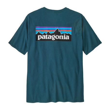 Patagonia Men's P 6 Logo Responsibili Tee Fiber White / Small - 53 Degrees North