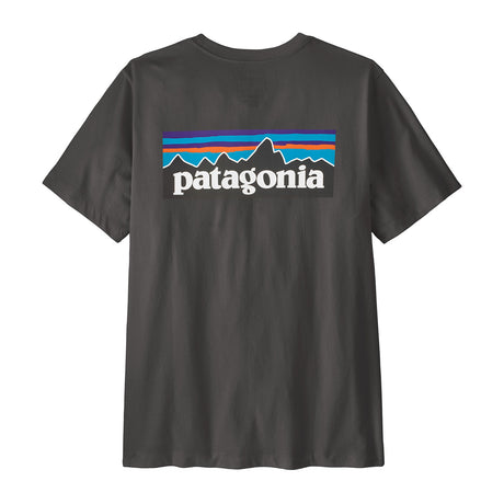Patagonia Men's P-6 Logo T-Shirt Ink Black / Small - 53 Degrees North
