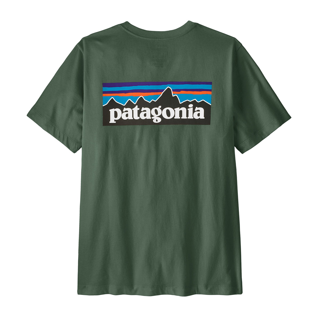 Patagonia Men's P 6 Logo Tee Shirt Canopy Green / Small - 53 Degrees North