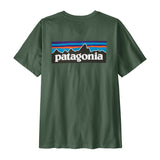 Patagonia Men's P 6 Logo Tee Shirt Canopy Green / Small - 53 Degrees North