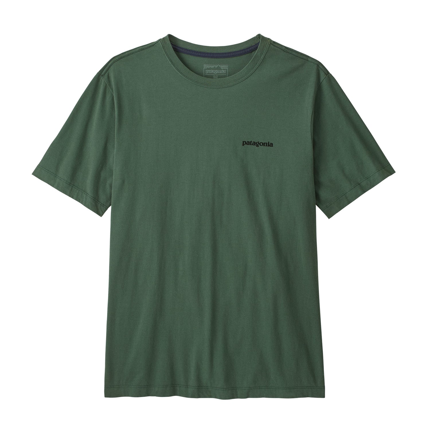Patagonia Men's P 6 Logo Tee Shirt Canopy Green / Small - 53 Degrees North