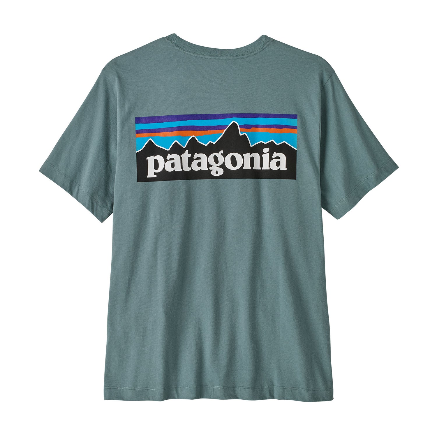Patagonia Men's P 6 Logo Tee Shirt Canopy Green / Small - 53 Degrees North