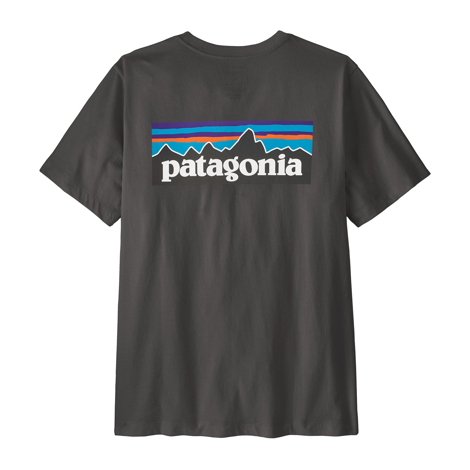 Patagonia Men's P 6 Logo Tee Shirt Ink Black / Small - 53 Degrees North