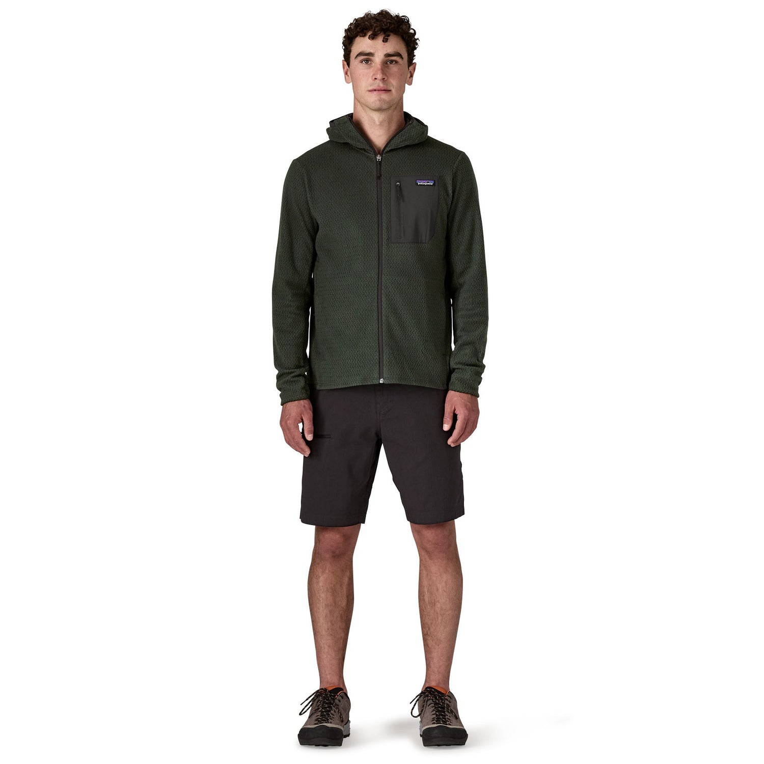 Patagonia Men's R1 Air Full-Zip Hooded Fleece Jacket Dried Vanilla / Small-Dried Vanilla / Medium-Dried Vanilla / Large-Dried Vanilla / X-Large-Old Growth Green / Small - 53 Degrees North 
