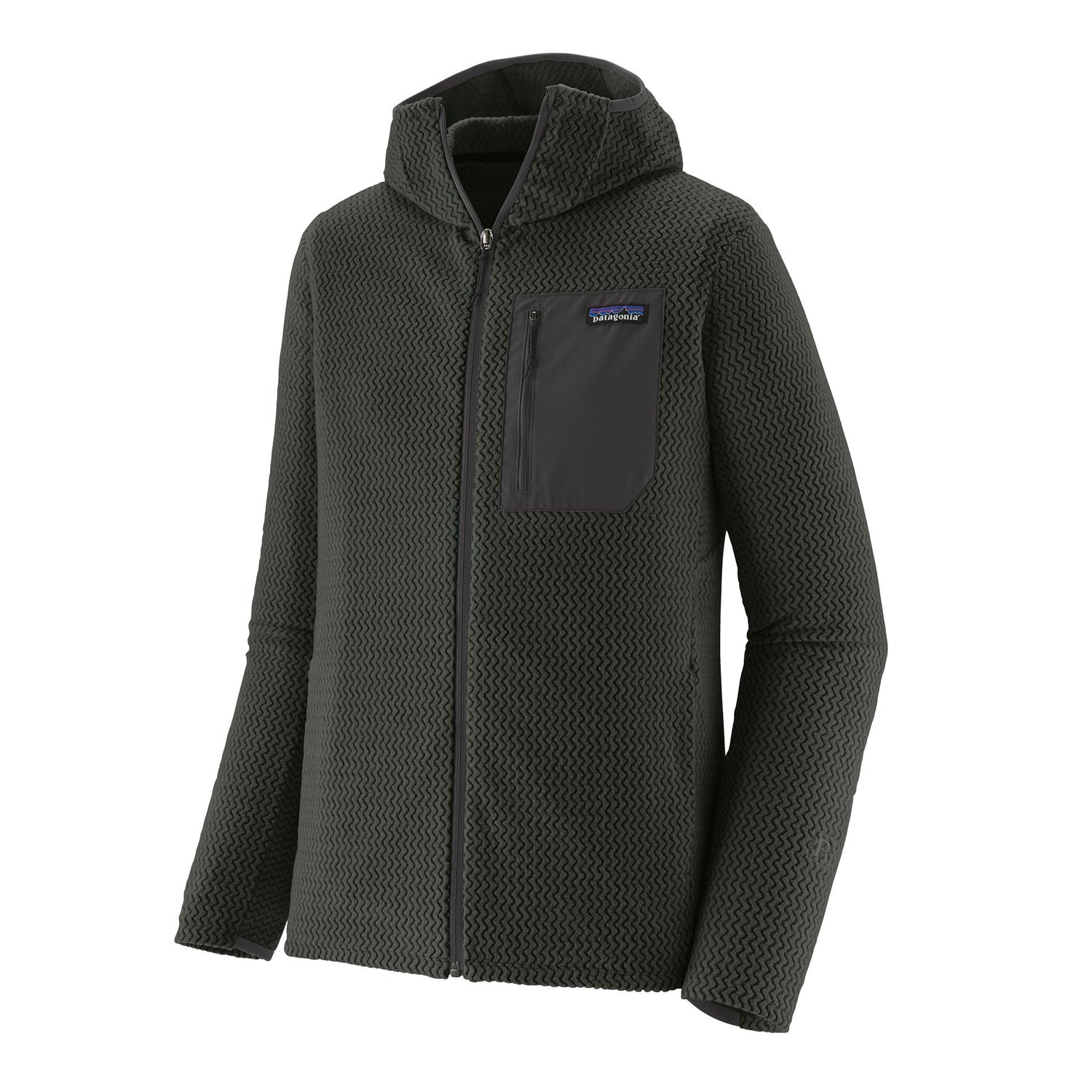 Patagonia Men's R1 Air Full-Zip Hooded Fleece Jacket Dried Vanilla / Small-Dried Vanilla / Medium-Dried Vanilla / Large-Dried Vanilla / X-Large-Old Growth Green / Small - 53 Degrees North 