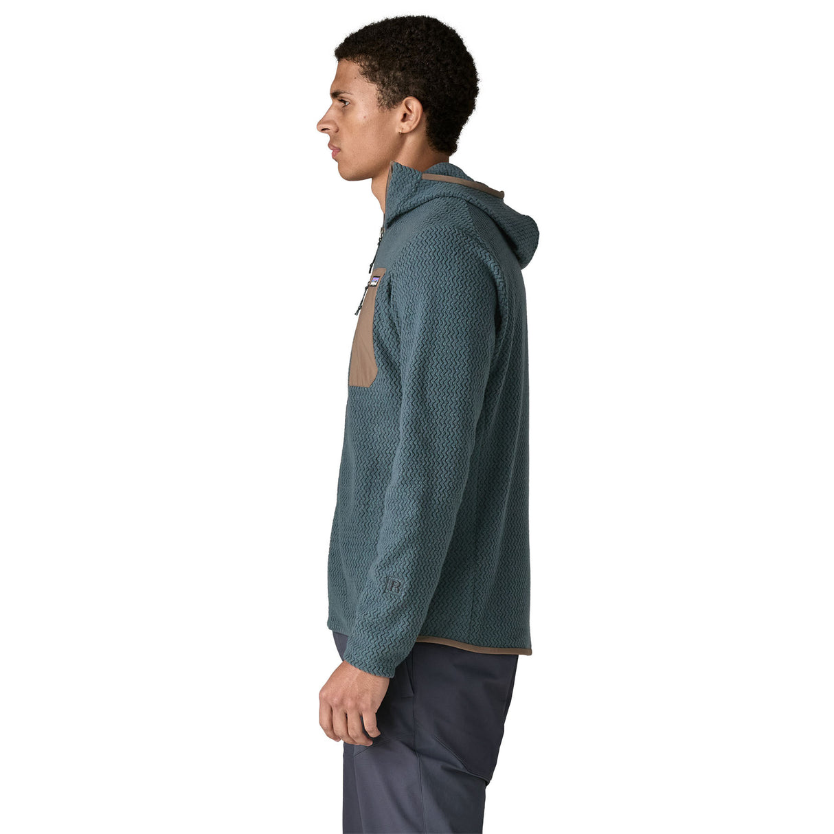 Patagonia Men's R1 Air Full Zip Hooded Jacket Summit Blue / Small - 53 Degrees North