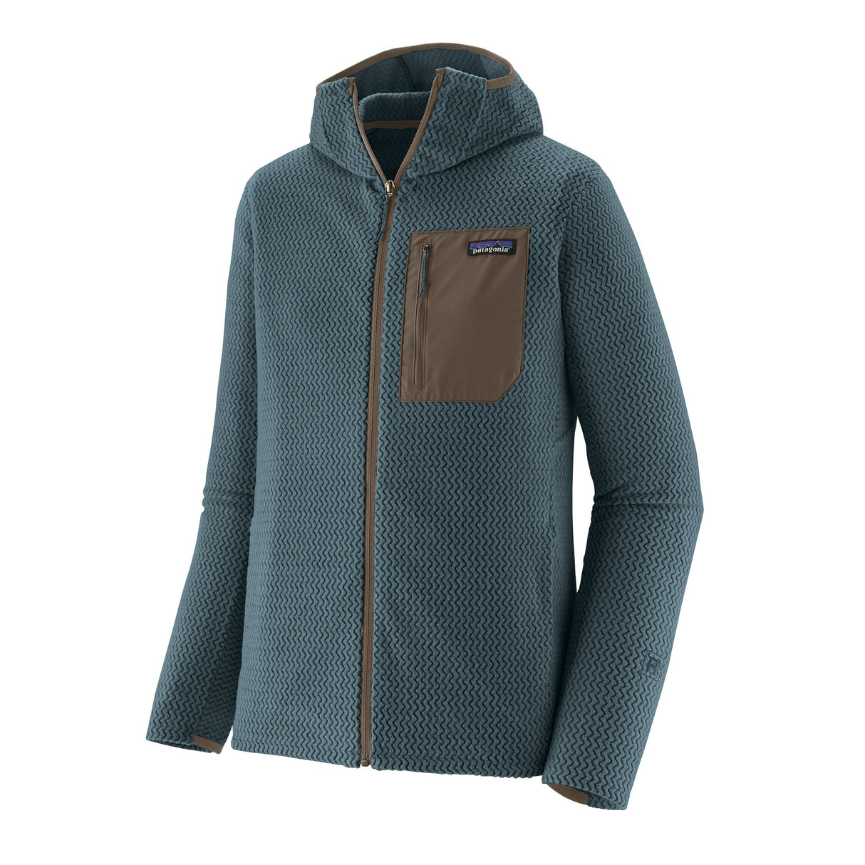 Patagonia Men's R1 Air Full Zip Hooded Jacket Summit Blue / Small - 53 Degrees North