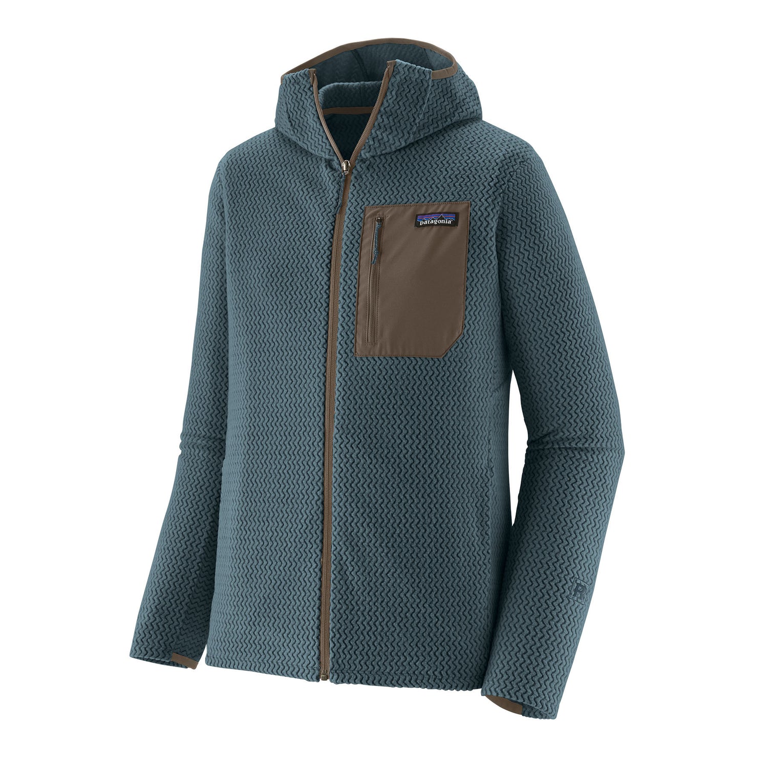 Patagonia Men's R1 Air Full Zip Hooded Jacket Summit Blue / Small - 53 Degrees North