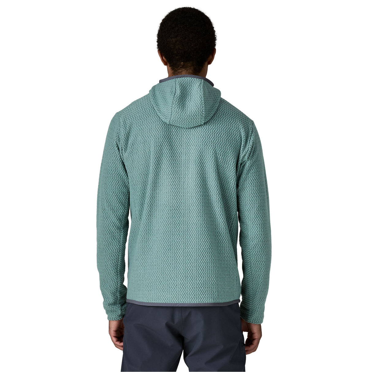 Patagonia Men's R1 Air Full-Zip Hooded Lightweight Fleece Jacket Blue Sage / Small-Blue Sage / Medium-Blue Sage / Large-Blue Sage / X-Large-Blue Sage / XX-Large - 53 Degrees North 