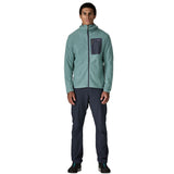 Patagonia Men's R1 Air Full-Zip Hooded Lightweight Fleece Jacket Blue Sage / Small-Blue Sage / Medium-Blue Sage / Large-Blue Sage / X-Large-Blue Sage / XX-Large - 53 Degrees North 