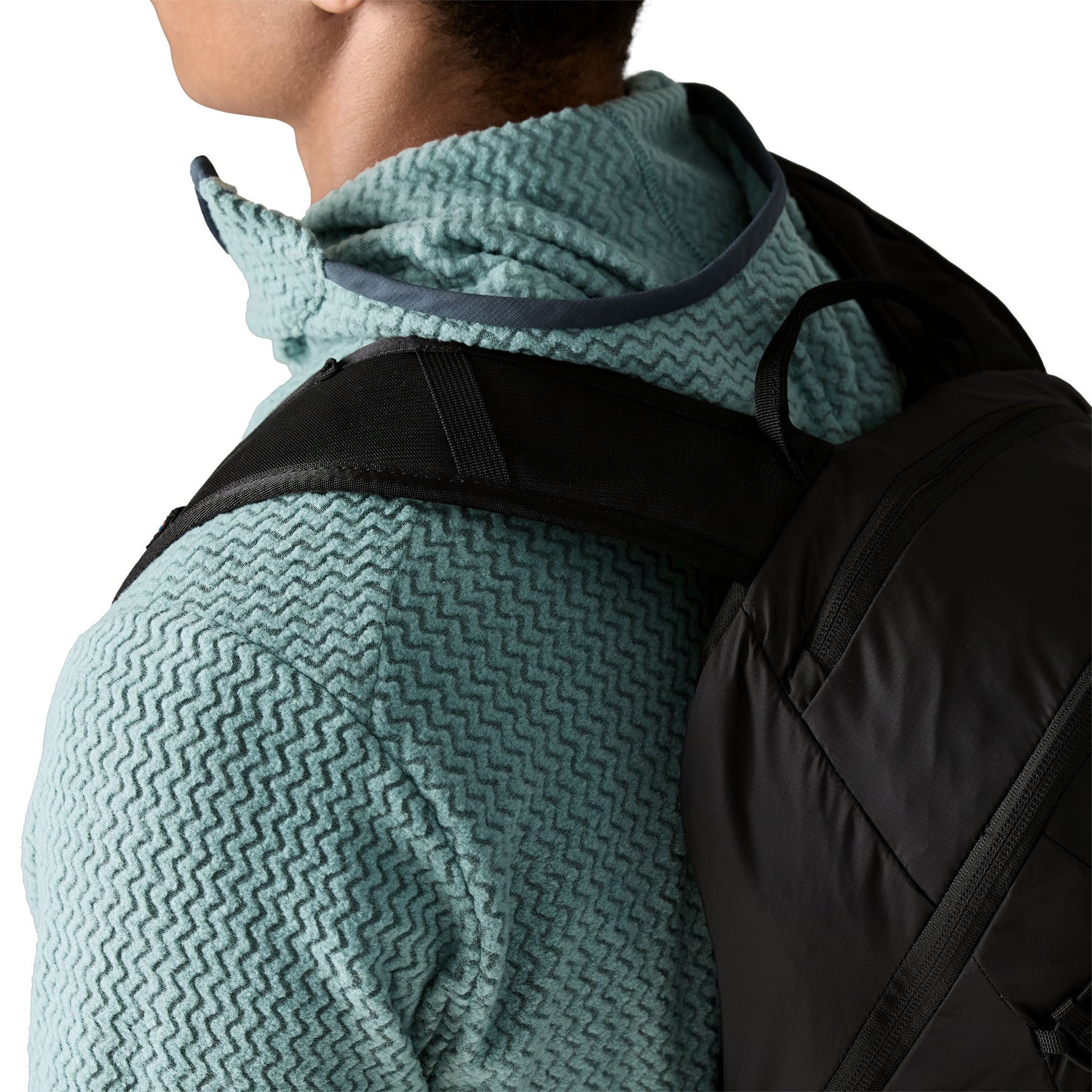 Patagonia Men's R1 Air Full-Zip Hooded Lightweight Fleece Jacket Blue Sage / Small-Blue Sage / Medium-Blue Sage / Large-Blue Sage / X-Large-Blue Sage / XX-Large - 53 Degrees North 