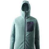 Patagonia Men's R1 Air Full-Zip Hooded Lightweight Fleece Jacket Blue Sage / Small-Blue Sage / Medium-Blue Sage / Large-Blue Sage / X-Large-Blue Sage / XX-Large - 53 Degrees North 