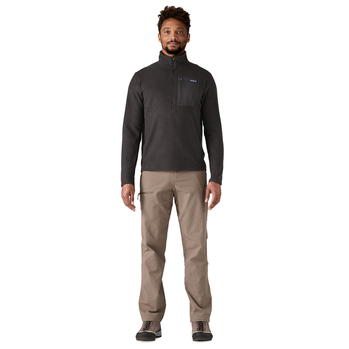 Patagonia Men's R1 Air Zip Neck Black / Small - 53 Degrees North