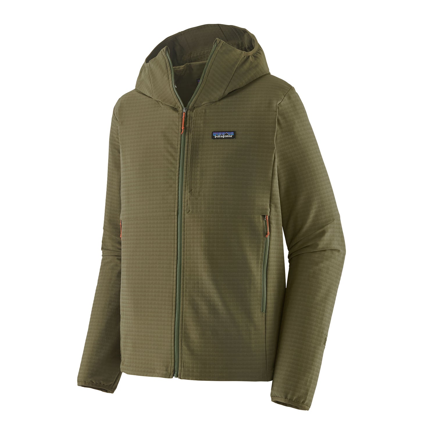 Patagonia Men's R1 TechFace Hooded Jacket Basin Green / Small-Basin Green / Medium-Basin Green / Large-Basin Green / X-Large-Basin Green / XX-Large - 53 Degrees North 
