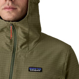 Patagonia Men's R1 TechFace Hooded Jacket Basin Green / Small-Basin Green / Medium-Basin Green / Large-Basin Green / X-Large-Basin Green / XX-Large - 53 Degrees North 