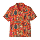 Patagonia Men's Tropical Island Camp Shirt Undersea/Ink Black / Small - 53 Degrees North