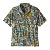 Patagonia Men's Tropical Island Camp Shirt Undersea/Ink Black / Small - 53 Degrees North