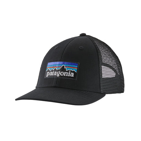 Patagonia P-6 Logo LoPro Trucker Hat Forge Grey-White/Peach Sherbet-Barnacle Blue-Black-New Navy - 53 Degrees North 