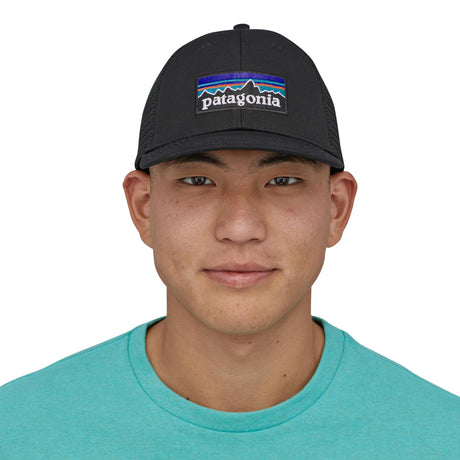 Patagonia P-6 Logo LoPro Trucker Hat Forge Grey-White/Peach Sherbet-Barnacle Blue-Black-New Navy - 53 Degrees North 