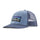 Patagonia P-6 Logo LoPro Trucker Hat Forge Grey-White/Peach Sherbet-Barnacle Blue-Black-New Navy - 53 Degrees North 