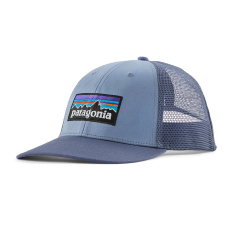Patagonia P-6 Logo LoPro Trucker Hat Forge Grey-White/Peach Sherbet-Barnacle Blue-Black-New Navy - 53 Degrees North 