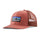 Patagonia P-6 Logo Trucker Hat Shore Blue-White/Quiet Violet-Gumtree Green-Forge Grey-Potters Red - 53 Degrees North 