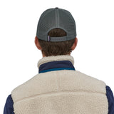 Patagonia P-6 Logo Trucker Hat Shore Blue-White/Quiet Violet-Gumtree Green-Forge Grey-Potters Red - 53 Degrees North 