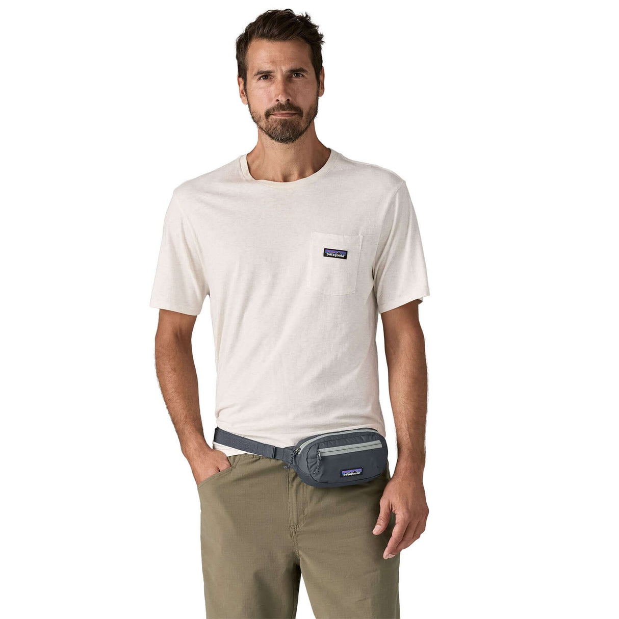 Patagonia Terravia Mini Hip Pack Patchwork/Gumtree Green-Quiet Violet-Black-Smolder Blue-Patchwork/Barnacle Blue - 53 Degrees North 