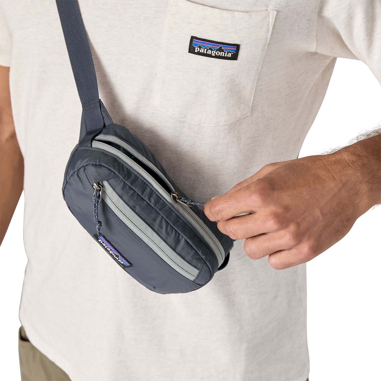 Patagonia Terravia Mini Hip Pack Patchwork/Gumtree Green-Quiet Violet-Black-Smolder Blue-Patchwork/Barnacle Blue - 53 Degrees North 