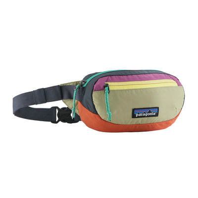 Patagonia Terravia Mini Hip Pack Patchwork/Gumtree Green-Quiet Violet-Black-Smolder Blue-Patchwork/Barnacle Blue - 53 Degrees North 