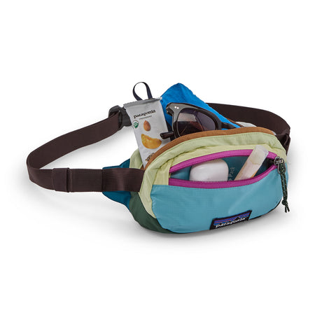 Patagonia Terravia Mini Hip Pack Patchwork/Snowmelt Blue - 53 Degrees North