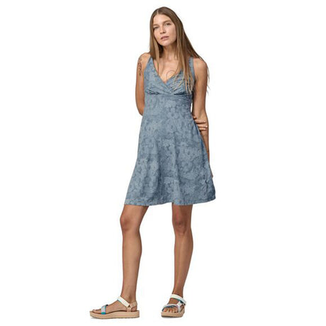 Patagonia Women's Amber Dawn Dress Bees and Flowers/Heartleaf Green / X-Small-Bees and Flowers/Heartleaf Green / Small-Bees and Flowers/Heartleaf Green / Medium-Bees and Flowers/Heartleaf Green / Large-Flourish/Abundant Blue / X-Small - 53 Degrees North 