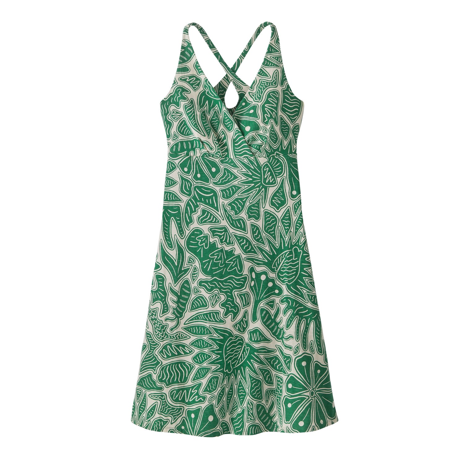 Patagonia Women's Amber Dawn Dress Bees and Flowers/Heartleaf Green / X-Small-Bees and Flowers/Heartleaf Green / Small-Bees and Flowers/Heartleaf Green / Medium-Bees and Flowers/Heartleaf Green / Large-Flourish/Abundant Blue / X-Small - 53 Degrees North 