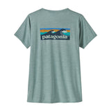 Patagonia Women's Cap Cool Daily Graphic Shirt Boardshort Logo/Thermal Blue X-Dye / X-Small-Boardshort Logo/Thermal Blue X-Dye / Small-Boardshort Logo/Thermal Blue X-Dye / Medium-Boardshort Logo/Thermal Blue X-Dye / Large-Boardshort Logo/Thermal Blue X-Dye / X-Large - 53 Degrees North 