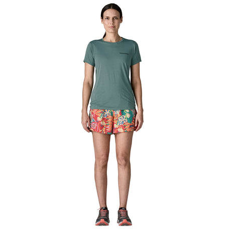 Patagonia Women's Cap Cool Daily Shirt - Mother Rays Blue Sage - Light Blue Sage X-Dye / X-Small-Blue Sage - Light Blue Sage X-Dye / Small-Blue Sage - Light Blue Sage X-Dye / Medium-Blue Sage - Light Blue Sage X-Dye / Large-Blue Sage - Light Blue Sage X-Dye / X-Large - 53 Degrees North 