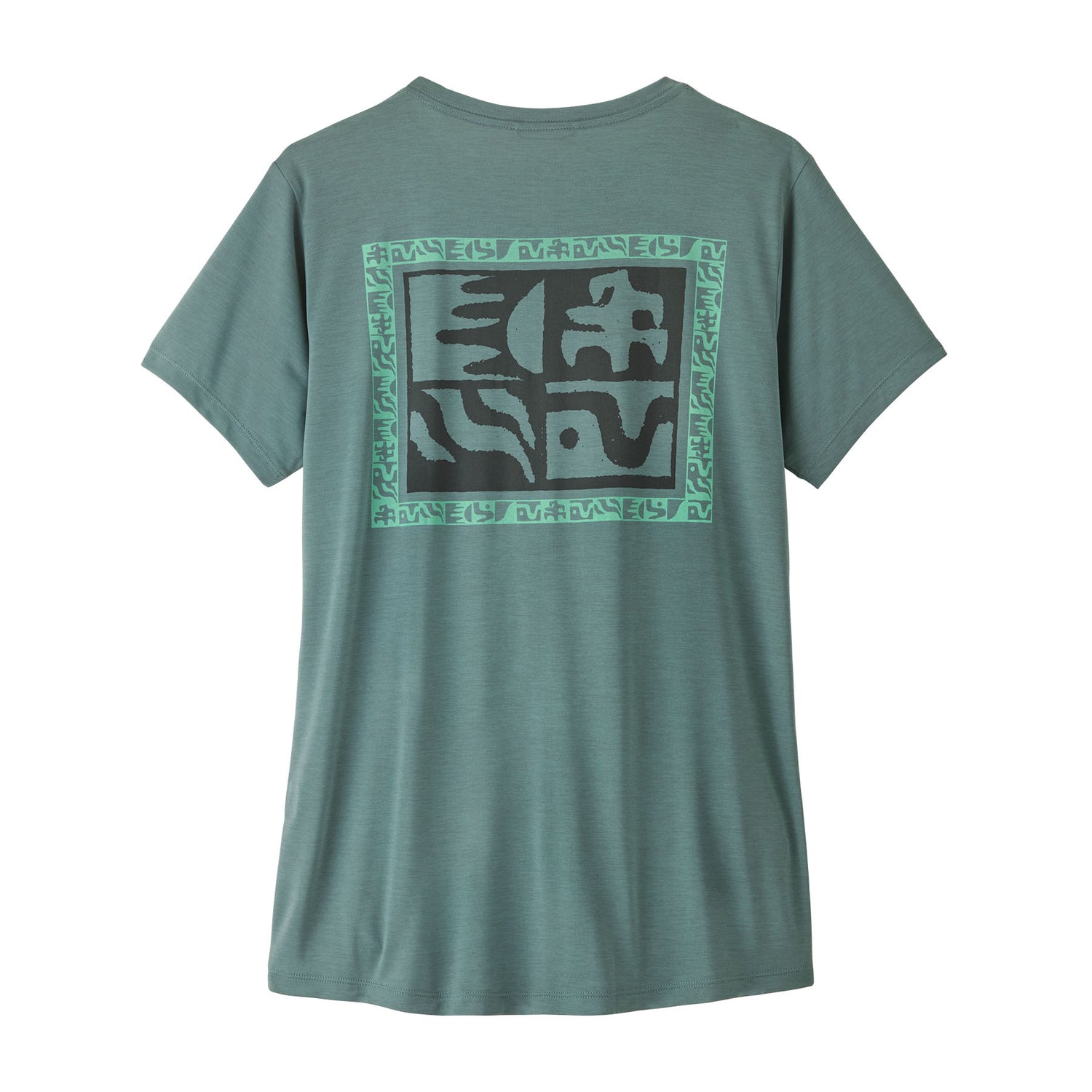 Patagonia Women's Cap Cool Daily Shirt - Mother Rays Blue Sage - Light Blue Sage X-Dye / X-Small-Blue Sage - Light Blue Sage X-Dye / Small-Blue Sage - Light Blue Sage X-Dye / Medium-Blue Sage - Light Blue Sage X-Dye / Large-Blue Sage - Light Blue Sage X-Dye / X-Large - 53 Degrees North 