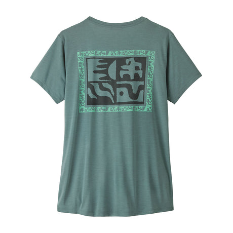 Patagonia Women's Cap Cool Daily Shirt - Mother Rays Blue Sage - Light Blue Sage X-Dye / X-Small-Blue Sage - Light Blue Sage X-Dye / Small-Blue Sage - Light Blue Sage X-Dye / Medium-Blue Sage - Light Blue Sage X-Dye / Large-Blue Sage - Light Blue Sage X-Dye / X-Large - 53 Degrees North 