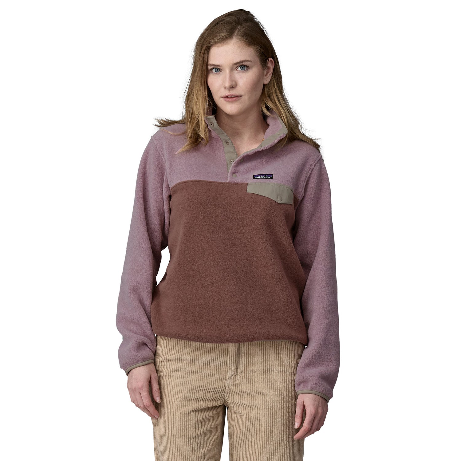 Patagonia Women's Lightweight Synch Snap-T Fleece Pullover Brisk Purple / X-Small-Brisk Purple / Small-Brisk Purple / Medium-Brisk Purple / Large-Brisk Purple / X-Large - 53 Degrees North 