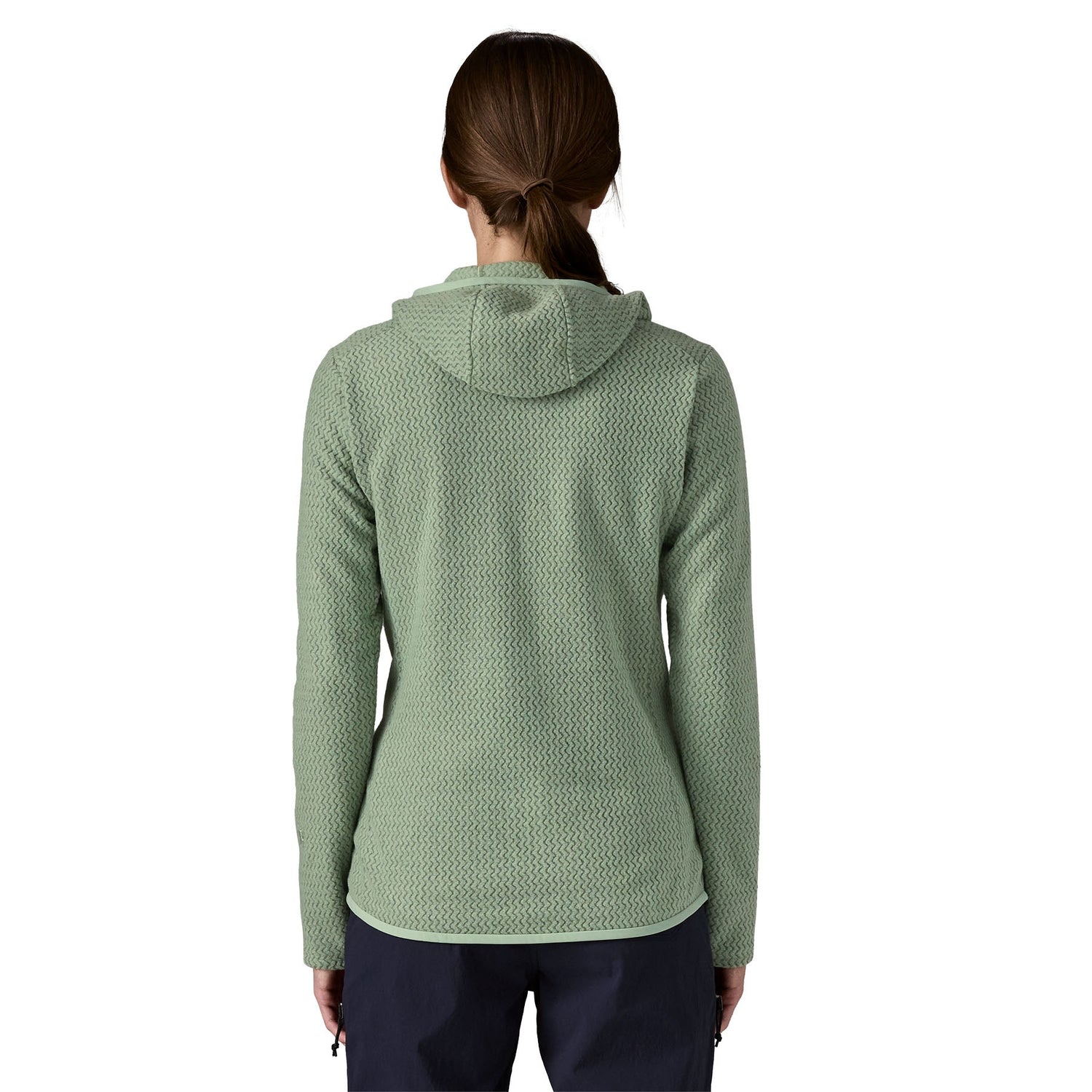 Patagonia Women's R1 Air Full-Zip Hooded Fleece Jacket Weathered Stone / X-Small-Weathered Stone / Small-Weathered Stone / Medium-Weathered Stone / Large-Weathered Stone / X-Large - 53 Degrees North 