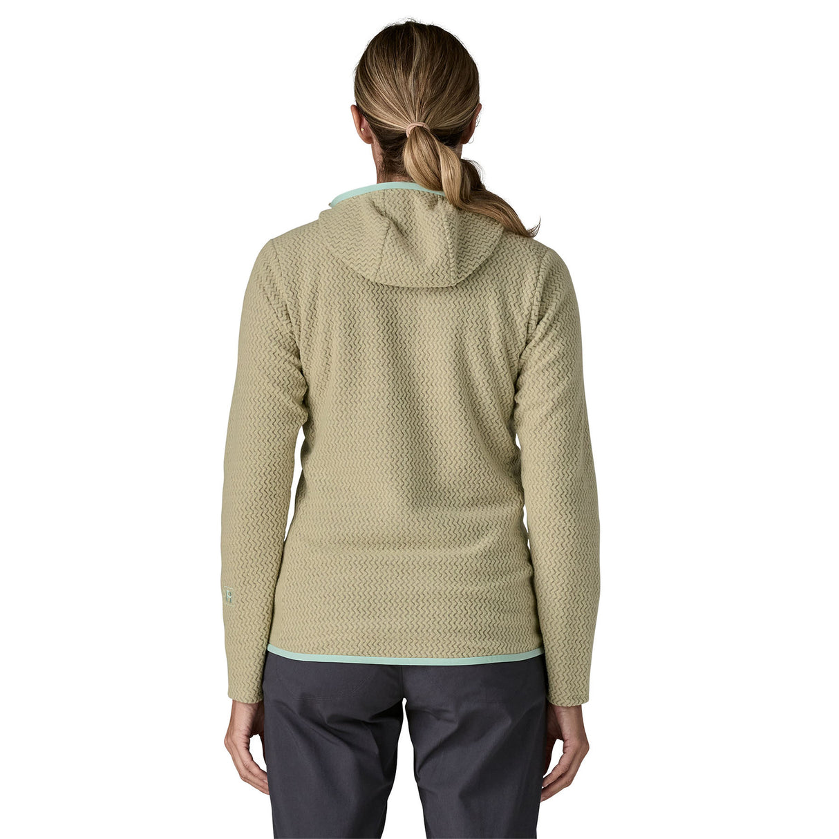 Patagonia Women's R1 Air Full-Zip Hooded Fleece Jacket Weathered Stone / X-Small-Weathered Stone / Small-Weathered Stone / Medium-Weathered Stone / Large-Weathered Stone / X-Large - 53 Degrees North 