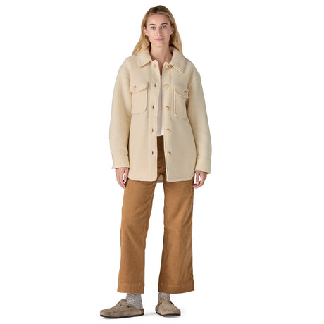 Patagonia Women's Retro Pile Shacket Natural / X-Small-Natural / Small-Natural / Medium-Natural / Large-Natural / X-Large - 53 Degrees North 