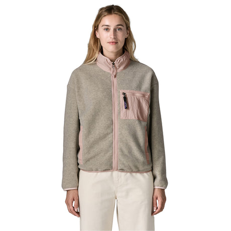 Patagonia Women's Synch Jacket Oatmeal Heather/Pink Frost / X-Small - 53 Degrees North