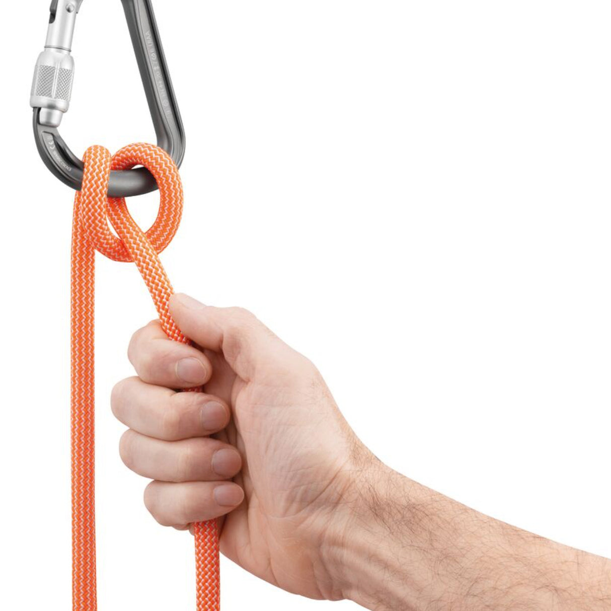 Petzl Attache Bar Carabiner Silver - 53 Degrees North 
