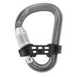 Petzl Attache Bar Carabiner Silver - 53 Degrees North 