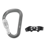 Petzl Attache Bar Carabiner Silver - 53 Degrees North 