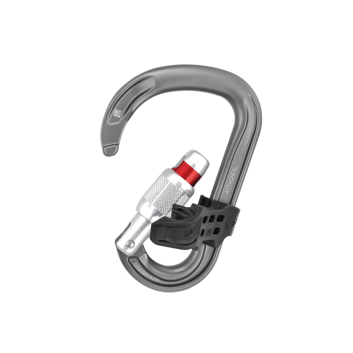 Petzl Attache Bar Carabiner Silver - 53 Degrees North 