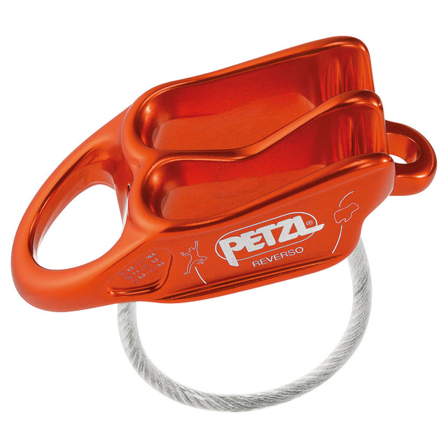 Petzl Reverso Belay/Rappel Deivce Red/Orange - 53 Degrees North 