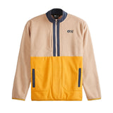 Picture Men's Mathew 1/4 Fleece Pullover Autumn Blaze/Latte / Small-Autumn Blaze/Latte / Medium-Autumn Blaze/Latte / Large-Autumn Blaze/Latte / X-Large - 53 Degrees North 